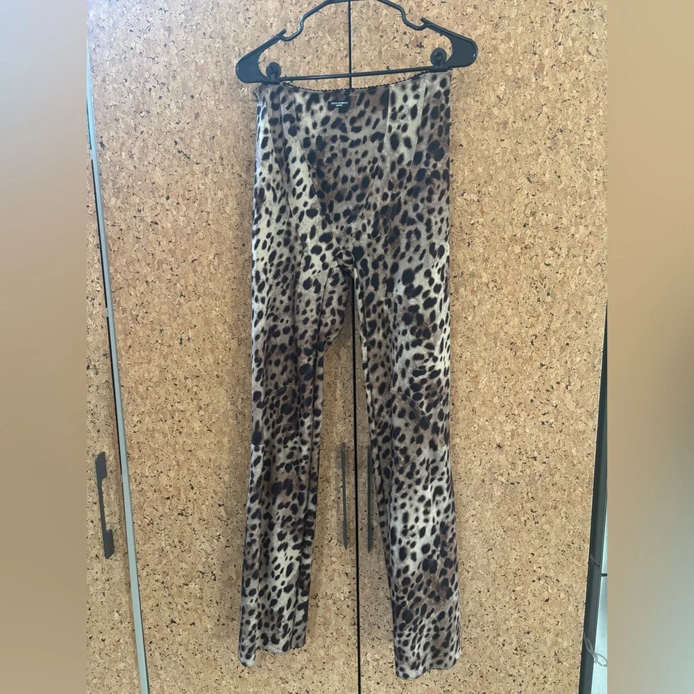 Skims x Dolce Leopard Print Pants - Picture 1 of 3